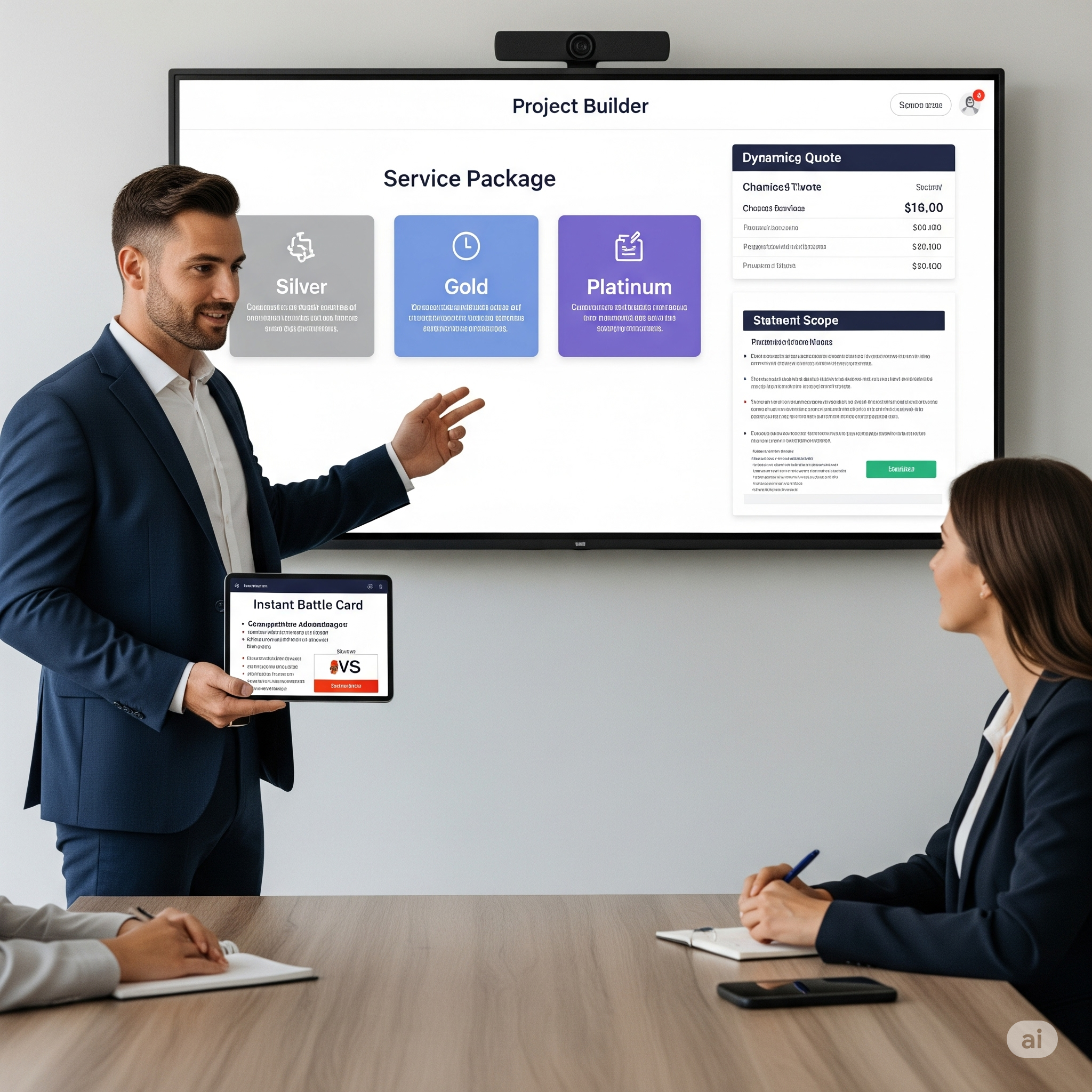 A chart showing business growth and profitability